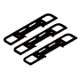 Set adaos-uri inchizator yala, negru - ELECTRA SET.235N.INC ELECTRA - 1